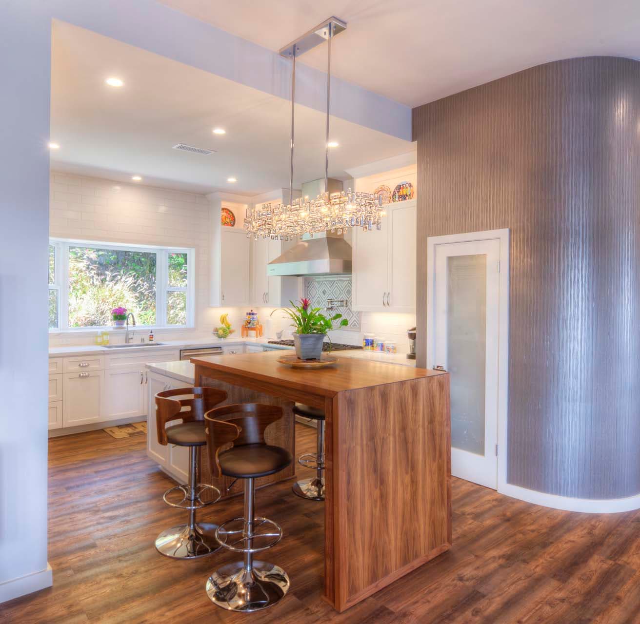 A bright, contemporary whole-home remodel interior in San Diego.